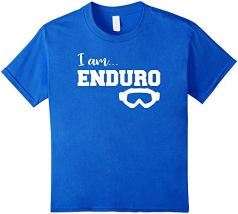 unisex-child Enduro MTB Shirt - Enduro Mountain Bike T-Shirt 8 Royal Blue