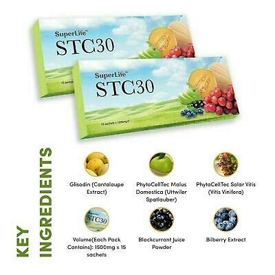 Stem Cell Supplement 2packs,30 sact,$93 per 1 Reverse Your Biological Clock with Superlife Stc30, No1 Immunity Booster !Clinicaly Proven to Restore and Reactivate Dead Stem Cells 1pk is 15sact