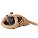 PAWZ Road Cat Sleeping Bag Self-Warming Kitty Sack 20 Inches X 22 Inches- Beige