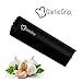 Garlic Grip Silicone Garlic Peeler Tube Cooking gadgets home kitchen tools Free Garlic Recipe eBook Black