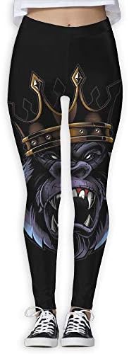 Women's Skinny Yoga Pants Fashion Gorilla King Jogger Pants Workout Running Leggings