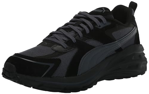 PUMA Mens Hypnotic Sneaker, Mens Black-Strong Gray, 7.5
