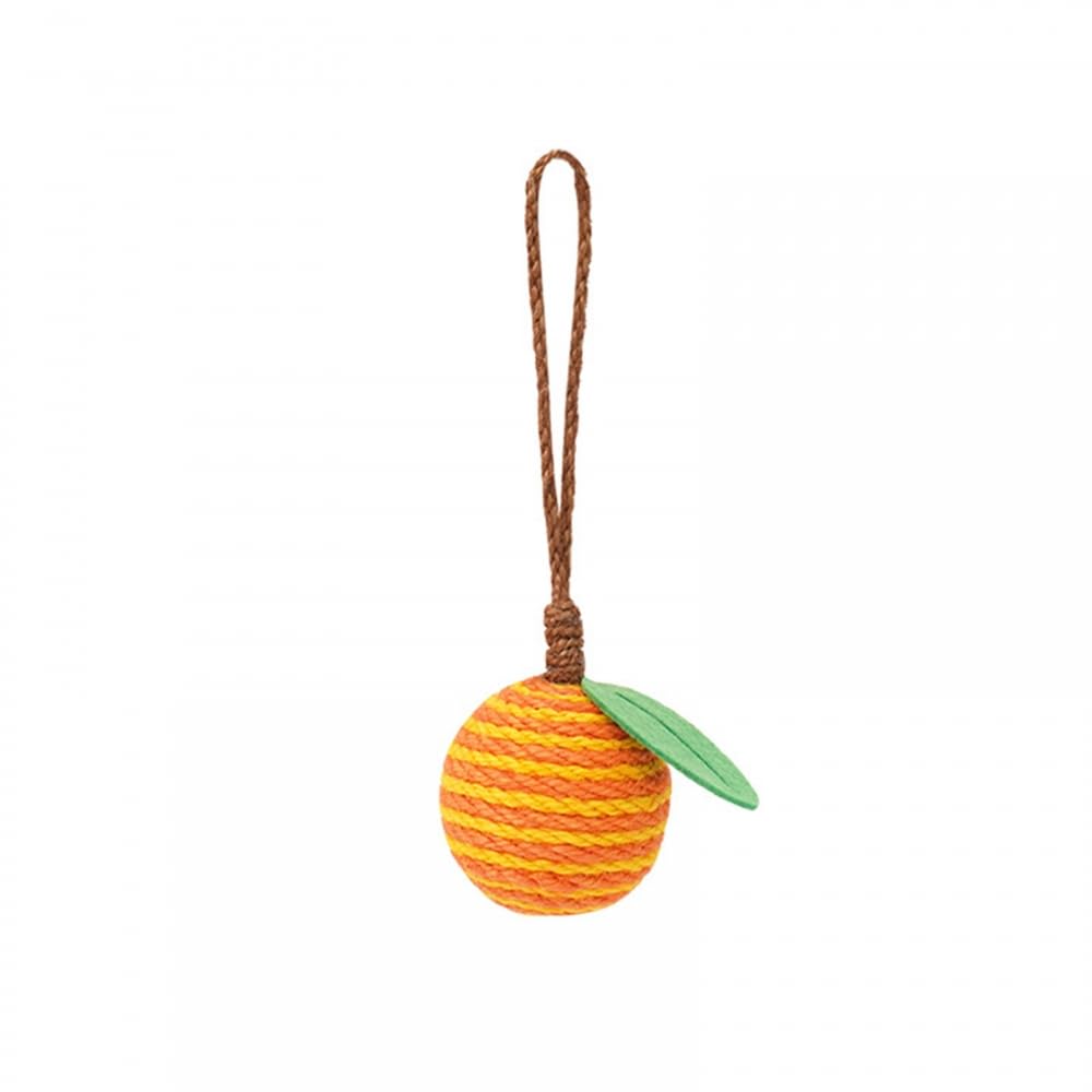 DONGKER Hanging Cat Sisal Rope Ball Toy,Pets Interactive Toy,Self Play Bite Wear Resistant for Hanging Indoors Cat Scratching Tree