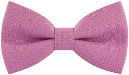 Classic Pre-Tied Bow Tie Formal Solid Tuxedo for Adults & Children, by Bow Tie House