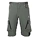 ARSUXEO Outdoor Sports MTB Cycling Shorts with Padded Green Size X-Large