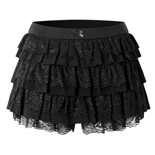 Lace Ruffle Bloomer Shorts for Women at Amazon