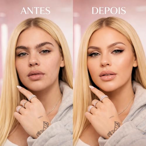 Kit 3 peças Depilador Facial Feminino, Batom Depilador Facial + Caneta Depilador Sobrancelha e Escova de limpeza facial 5 em 1, Removedor de Pelos com Alta Precisão, Depilador Elétrico Recarregável, Portátil