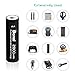BONAI AA Rechargeable Batteries with Charger 8 Pack 2800mAh High Capacity Ni-MH Rechargeable AA Batteries with Charger AA Set (8-Slot Charger with USB & Independent Design for AA AAA)