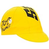 SANTINI Classic, Yellow, Free Size | Santini Tour de France Official Cycling Cap