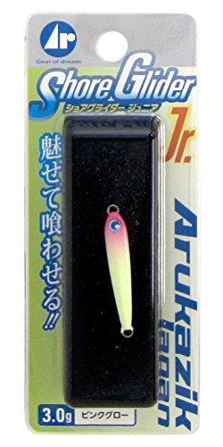Arukazik Japan(アルカジックジャパン) メタルジグ ルアー ショアグライダーJr. 3.0g #06 ピンクグローの商品画像