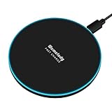 iPhone X Wireless Charger,Fast Wireless Charger Charging Pad for Samsung Galaxy Note 8/5 S8/S8 Plus S7/S7 Edge S6 Edge Plus,Standard Charge for Apple iPhone X / 8 / 8 Plus (No AC Adapter) by Wemelody
