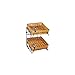 Mobile Merchandisers K1414C-U/L-MB 2-Tier Counter Display Rack Multicolor