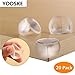 Baby Proofing Corner Protector Table Edge Corner Guards Protectors Clear YOOSKE Round L Child Proof Safety Kit Cover Corner Cushion for Kids Desk Shower Kitchen Fireplace Countertop Furniture Set (20)