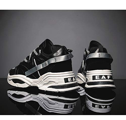 Men's Retro Color Blocked Fashion Sneakers Sport Running Shoes Walking Casual Athletic Shoes(3,6.5)