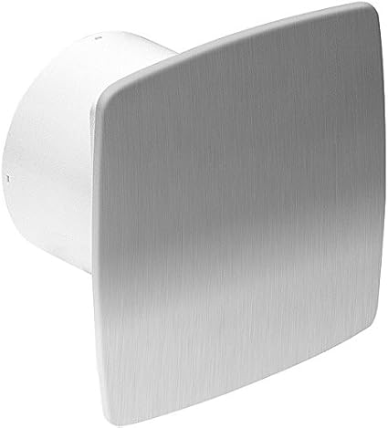 Edelstahl Design Badventilator Ø 100 mm mit Feuchtigkeitssensor