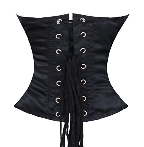 Luvsecretlingerie-Full-Steel-Boned-Satin-Waist-Cincher-Underbust-Shaper-Corset