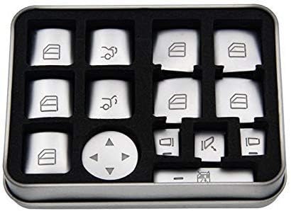 ドア 車 スイッチ S4 07 13用 ボタン インテリア メルセデスベンツ C カーパーツ トリムカバー W4 Rauto ウィンドウ 14ピース クラス S4 07 13用 B081gxfzhl