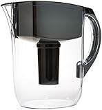 Brita Large 10 Cup Water Filter Pitcher with 1 Standard Filter, BPA Free – Grand, Black