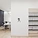 TheVinylGuru Football Wall Sticker Decal 1 - Decal Stickers and Mural for Kids Boys Girls Room and Bedroom. Sport Wall Art for Home Decor and Decoration - Football Player Silhouette Mural