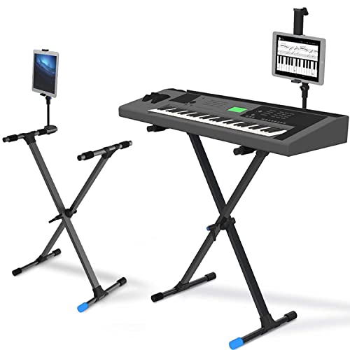 IA Stands ECT10 Single X Keyboard Stand with Complimentary Phone/Tablet