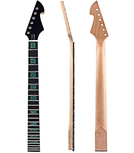 Amazon.com: Ogdni Electric Guitar Neck 24 Fret 25.5 Inch Maple