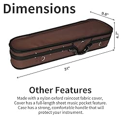 ADM 4/4 Full Size Violin Hard Case Basic