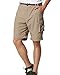Jessie Kidden Mens Hiking Pants Convertible Quick Dry Lightweight Zip Off Outdoor Fishing Travel Safari Pants (225 Khaki 36)