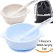 5 Piece Silicone Baby Bowls Set with Guaranteed Suction and Spoons| UpwardBaby | Bonus Carrying Bag | for Babies Kids Toddlers | BPA Free | See Video Demonstration