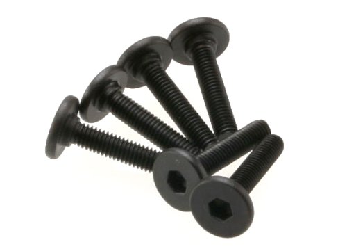 Traxxas 3646 Hex-Drive Flat-Head Machine Screws, 3x15mm (set of 6)