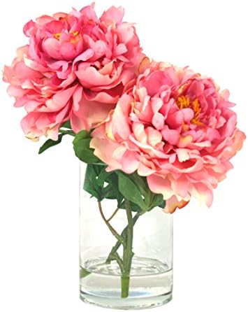 Creative Displays Peony Blossoms in Water