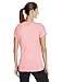 Under Armour Womens Tech V-Neck Twist Short-Sleeve T-Shirt , Pink Craze (645)/Metallic Silver , Medium