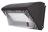 Hyperikon LED Wall Pack, 135W (HPS HID Replacement), Commercial and Industrial Outdoor Lighting, 5000K, IP65 Waterproof, UL, DLC