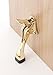 Easy-Step Door Stops (4 Inch) - Brass (Premium Quality Finish) : Hands-Free.