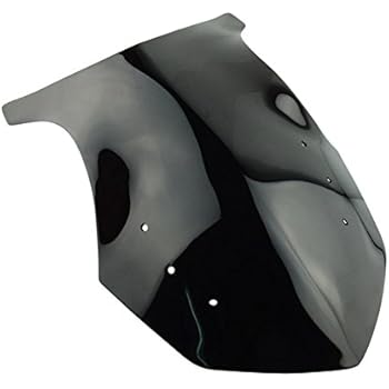 Beautyexpectly 3 Color Motorcycle Windshield Screen Panel Cowl Fairing Windshield WindScreen Double Bubble For Kawasaki Ninja 1000 2010-2016 Z1000SX 2010-2015 (Black)