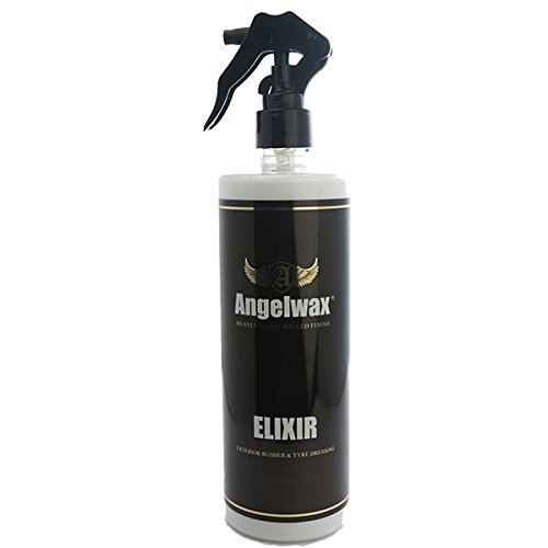 Angelwax Elixir 500ml - Exterior Rubber, Vinyl, Plastic & Tyre Dressing, Water Based, Creates a Waterproof Barrier