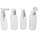 ScivoKaval Travel Size Bottle Set, Toiletries Liquid Containers, TSA Airline Approved, 13 Pieces, Clear