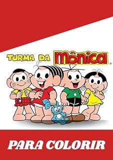 Livro TURMA DA MONICA PARA COLORIR