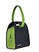 Mogingo Insulated Zippered Tote - Neoprene Lunch Cooler Bag with Dual Carrying Handle Options (green)
