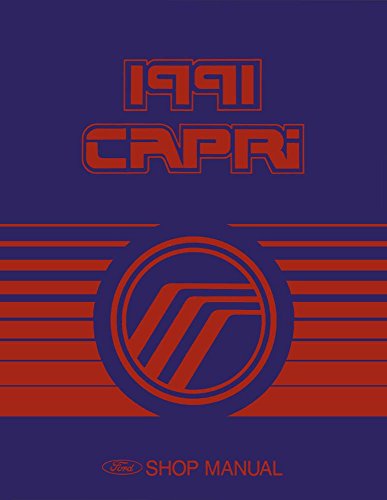 Click Here to See More Images 1991 Mercury Capri Shop Service Repair Manual Engine Drivetrain Electrical Body