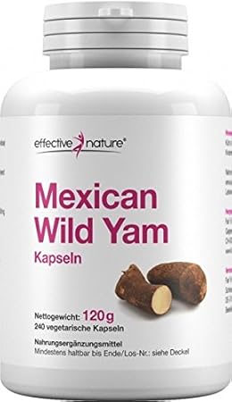 effective nature Mexican Wild Yam Kapseln - 240 Stk.