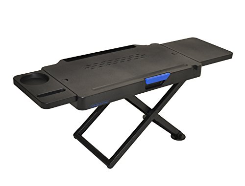Stand N Type – Adjustable Height Standing Desk, Black