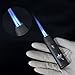 HUOWA Jet Torch Cigar Lighter, 2 Burners Butane Refillable Flame Lockable and Adjustable Windproof Cigarette Lighter