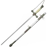 SZCO Supplies Masonic Knights Templar Sword with Scabbard - 35" Ceremonial Sword, Masonic Sword, and Knights Templar Sword for Adults &ndash; Knight Templar Sword with Scabbard for Display and Collectors