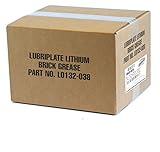 Lubriplate Lithium Brick Grease, L0132-038, CTN