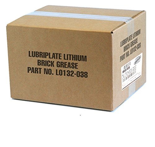 Lubriplate Lithium Brick Grease, L0132-038, CTN