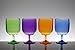 QG Set of 8 Colorful Stackable 12 oz Acrylic Plastic Tumbler Set in 4 Assorted Colors