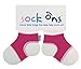 Sock Ons Keep Baby Socks On Fuschia (0-6Mo)