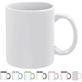 Jgksbqv Personalized Coffee Mug Design Your Own Custom Cup with Photo Text Logo Customized Gifts for Men Women Tea Cup 11oz Both Sides Printing, White