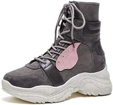 レディーススニーカー レディースカジュアルレザーシューズ 暖かい厚手のオールドダディシューズファッション女性韓国原宿