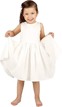white formal dresses for little girls